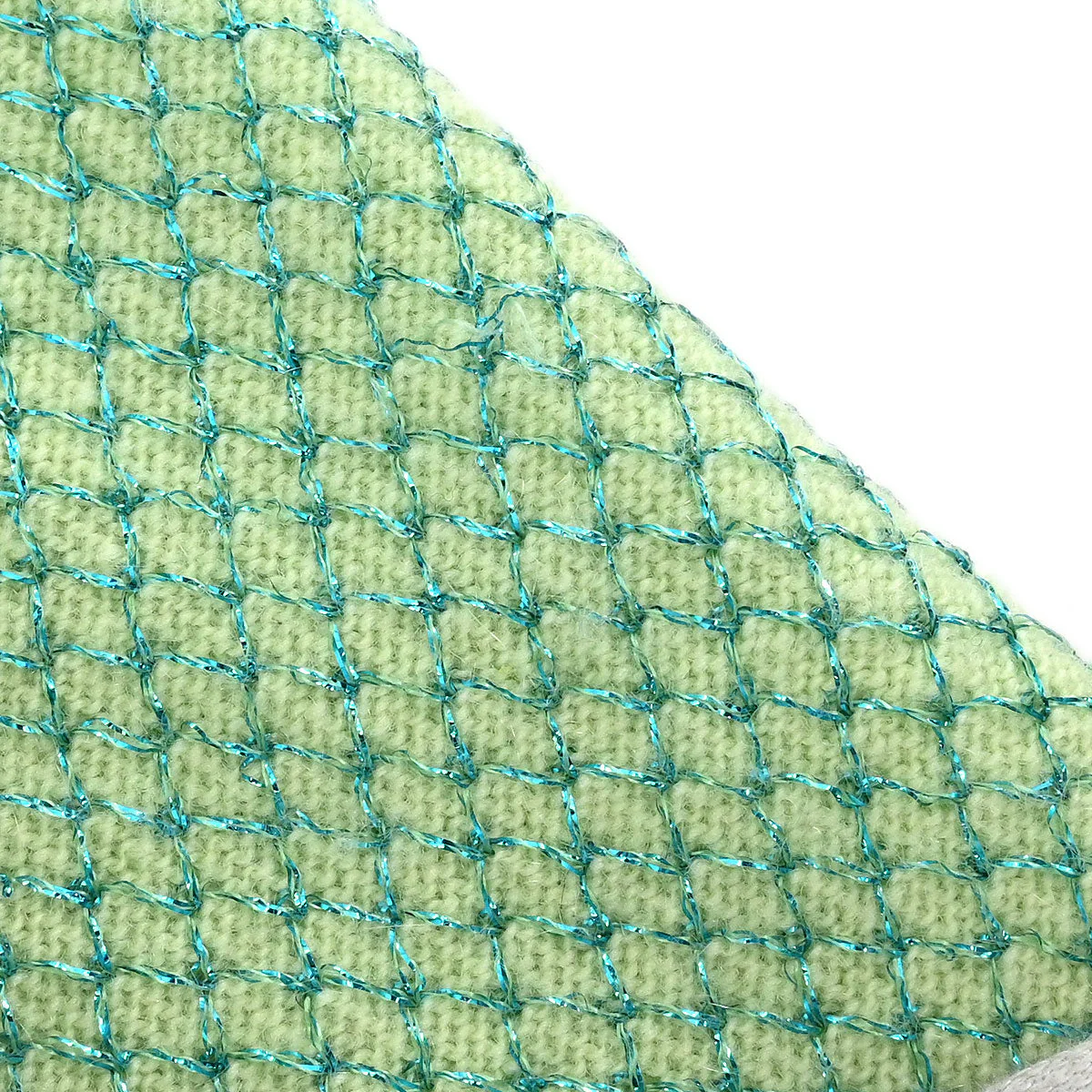 Chanel 2001 Set Cardigan Short Sleeve Top Light Green #38 - Image 9