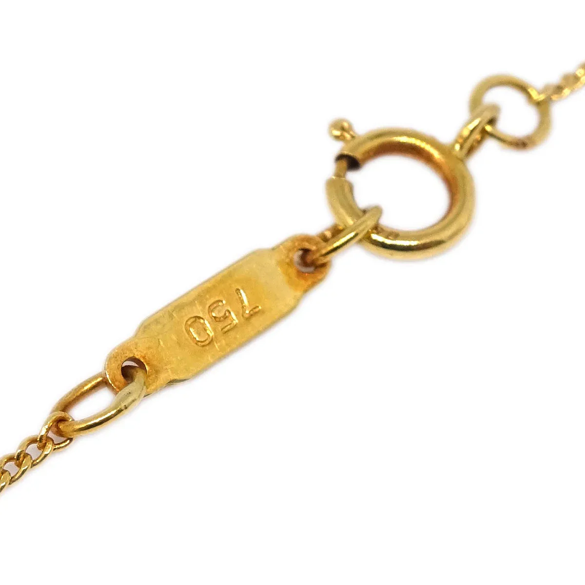 Tiffany & Co. Leaf Pendant Necklace 750 Gold - Image 5