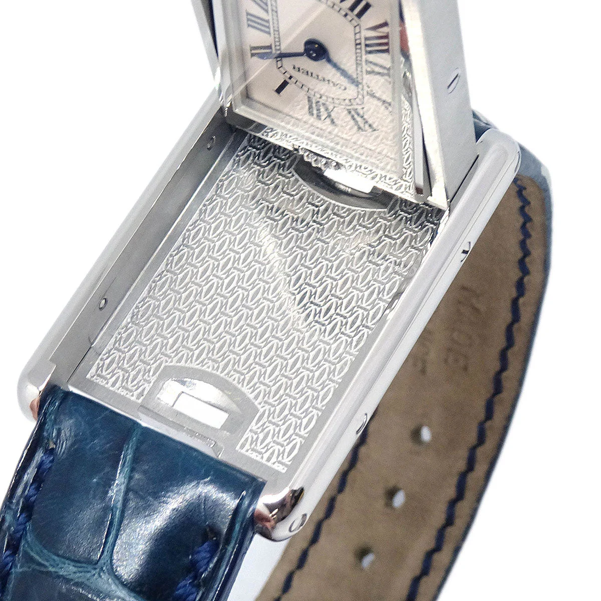 Cartier * Tank Basculante SM Ref.2386 Quartz Watch SS - Image 5