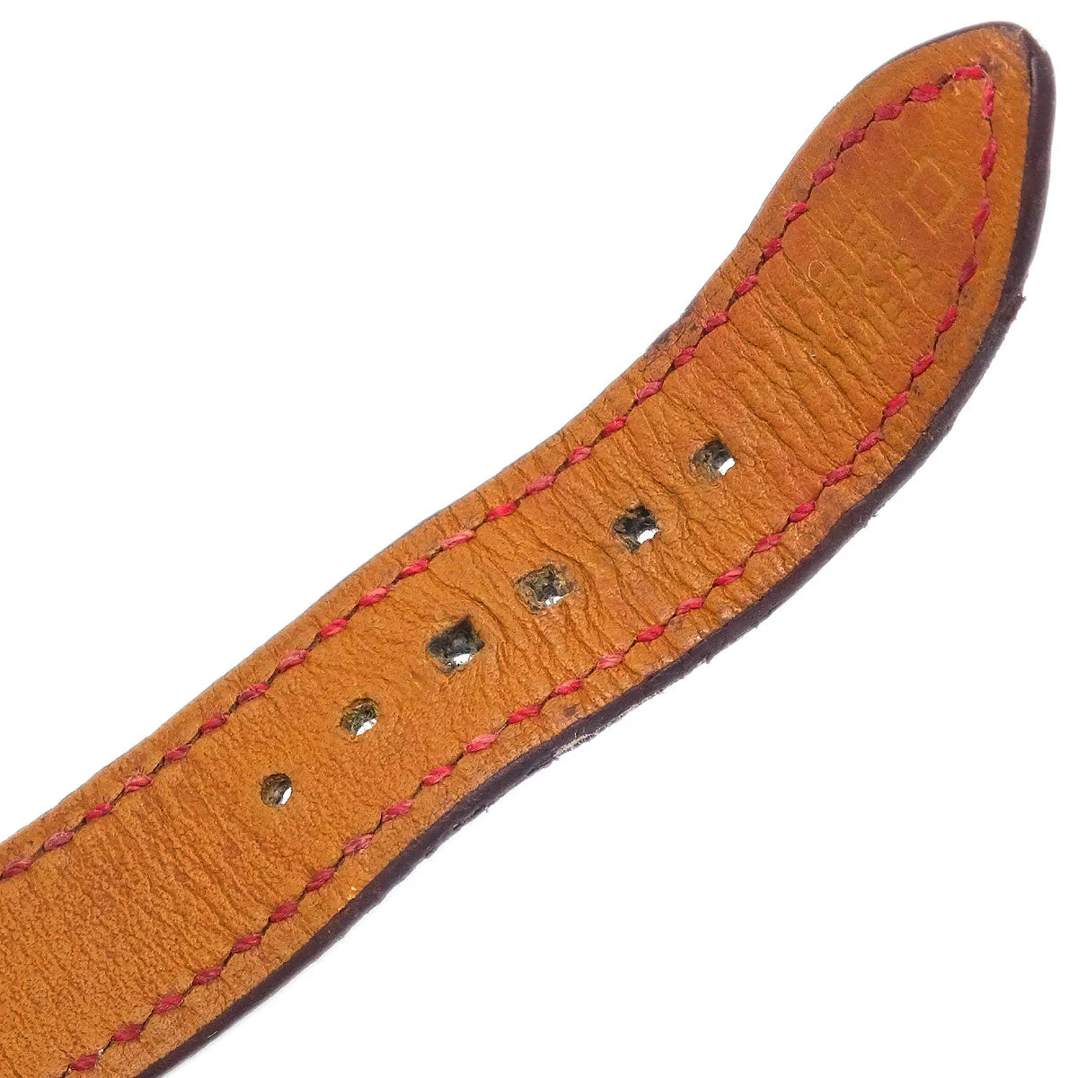 Hermes * H Watch HH1.271 Quartz Gold Bordeaux Crocodile Diamond - Image 8