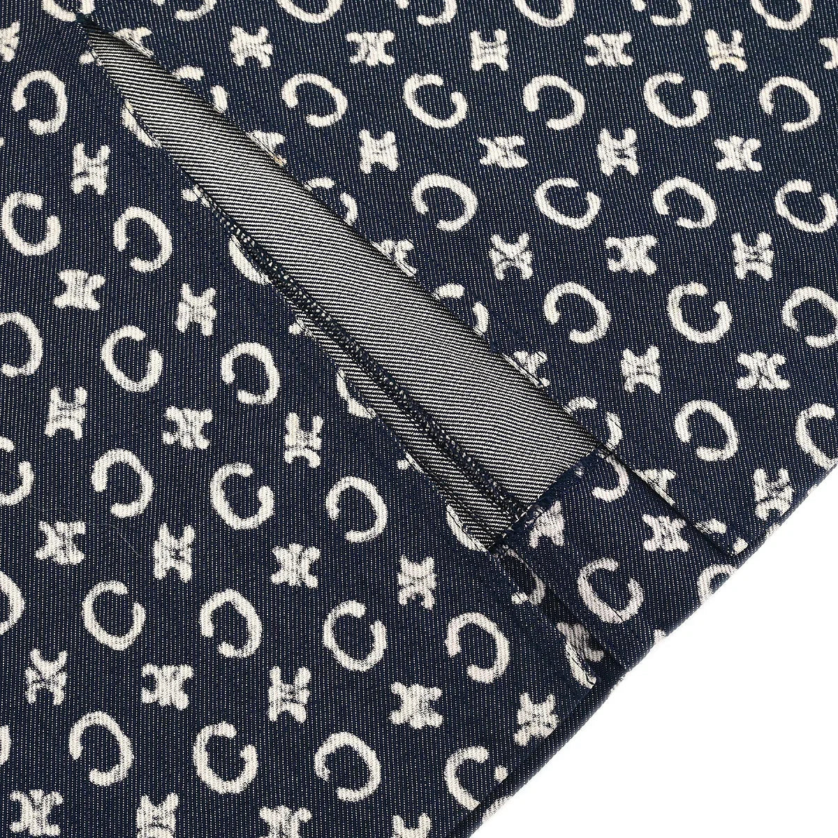 Celine Skirt Macadam Denim Blue #34 - Image 4