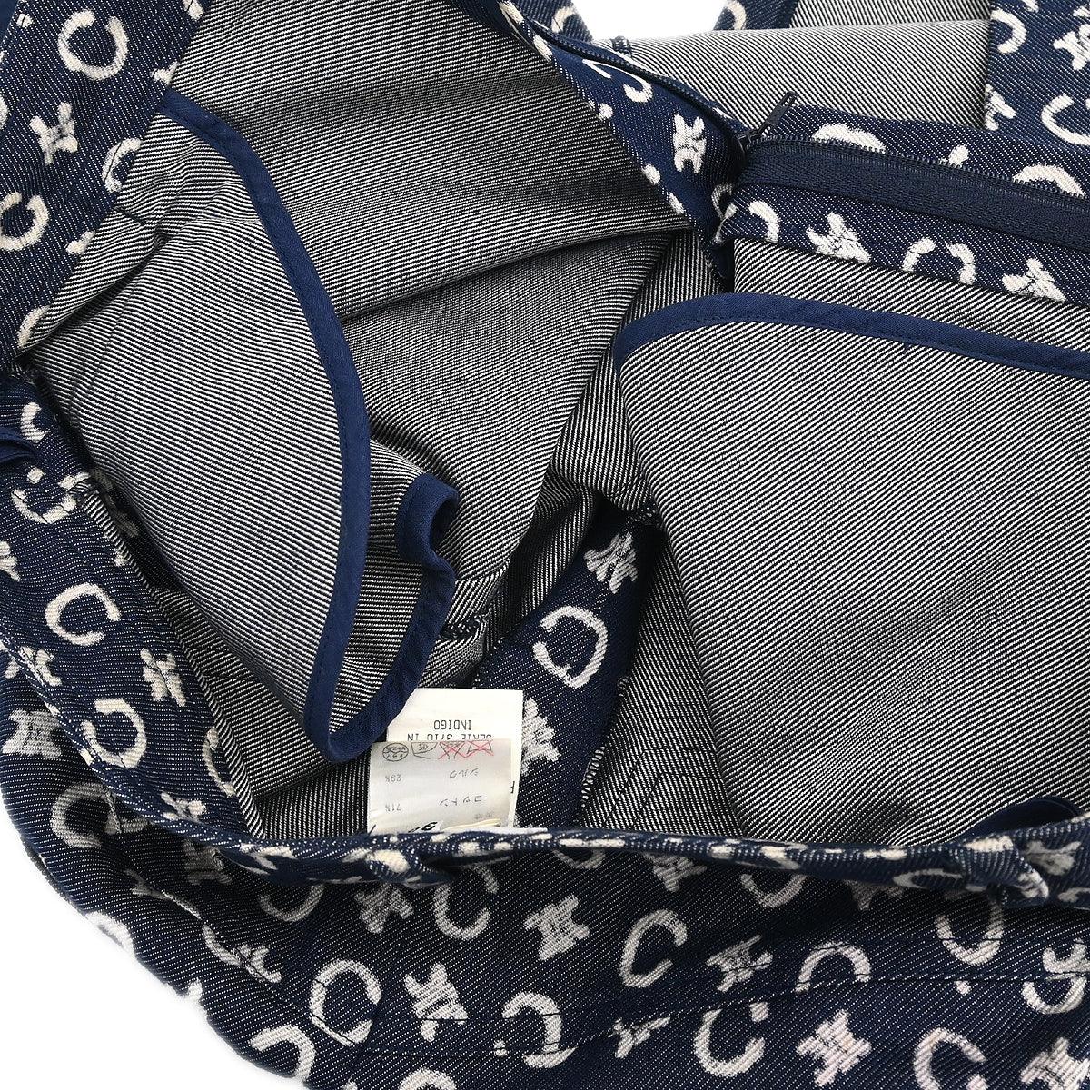 Celine Skirt Macadam Denim Blue #34 - Image 8
