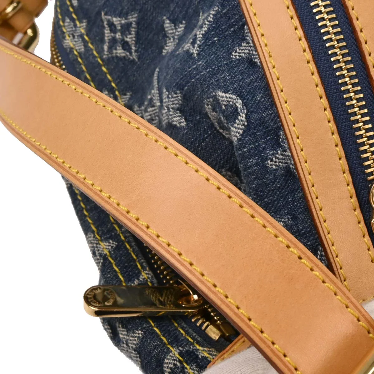 Louis Vuitton Blue Monogram Denim Baggy GM Shoulder Bag M95048 - Image 5