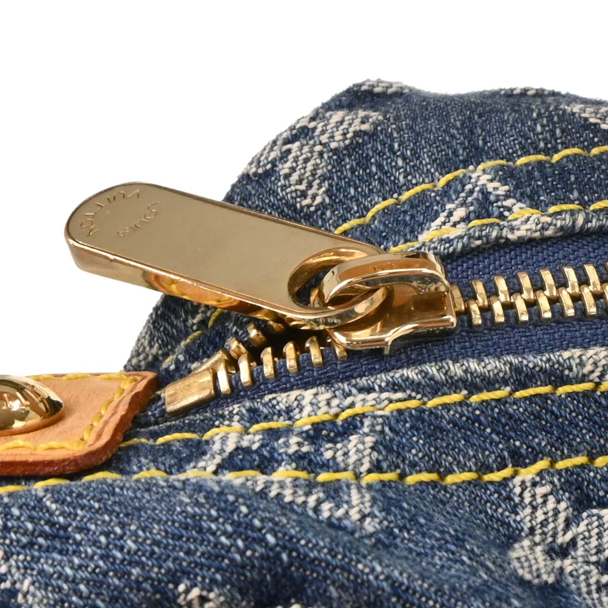 Louis Vuitton Blue Monogram Denim Baggy GM Shoulder Bag M95048 - Image 6