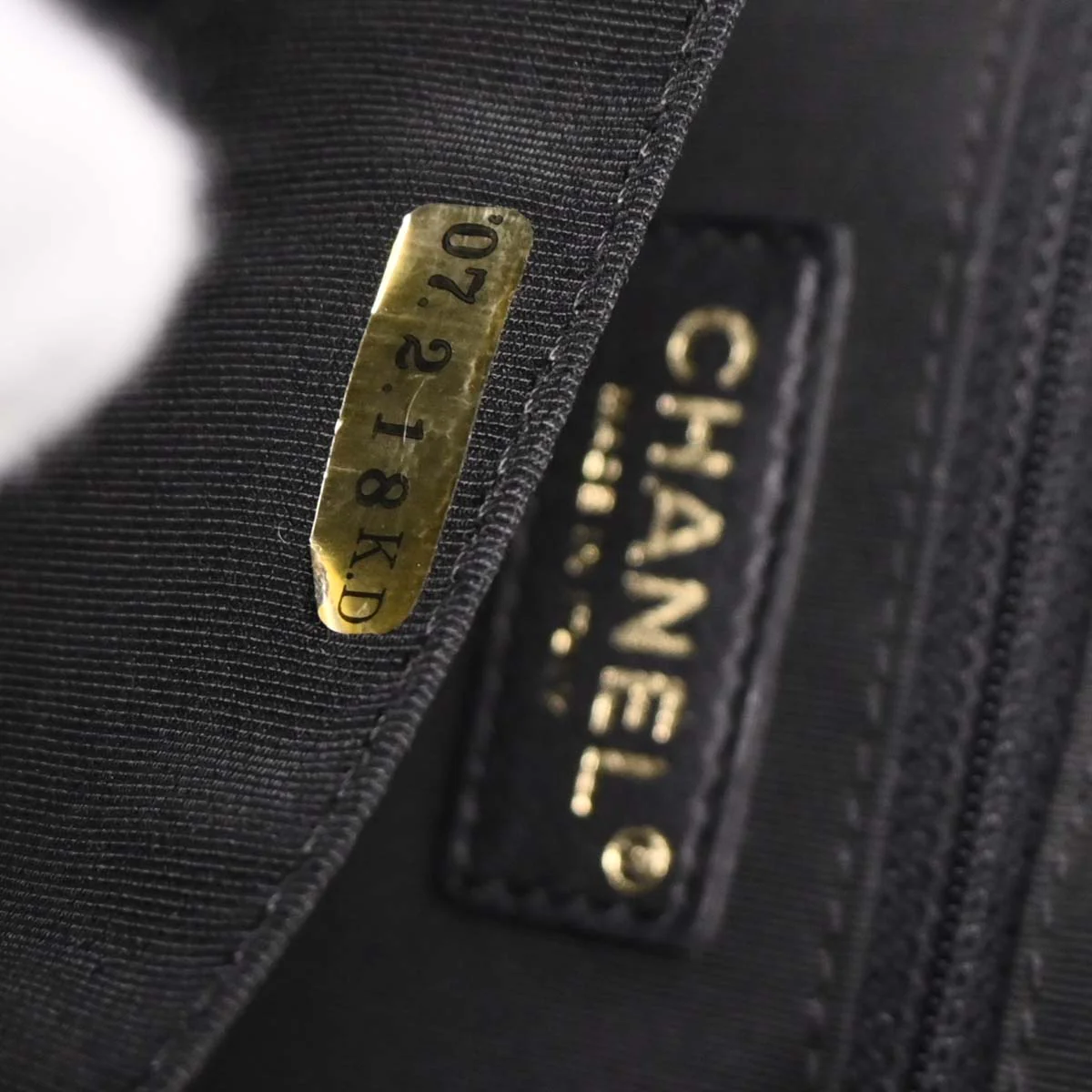 Chanel Black Caviar Petite Timeless Tote PTT Chain Handbag - Image 9