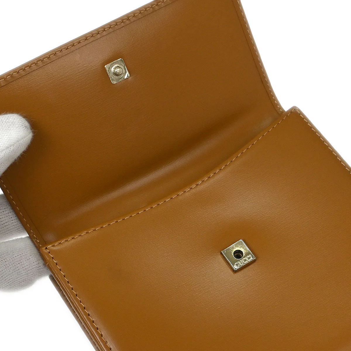 Gucci Brown Leather Wallet - Image 4