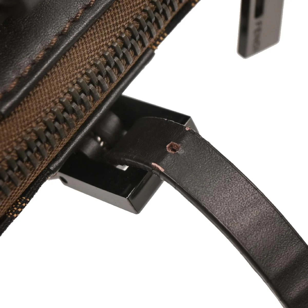 Fendi Brown Zucca Handbag - Image 7