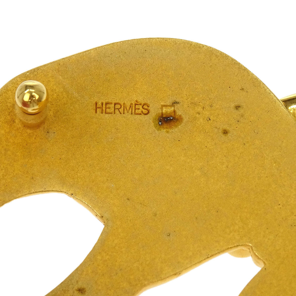 Hermes Buckle For Belt Gold Accessories Small Good - Image 4