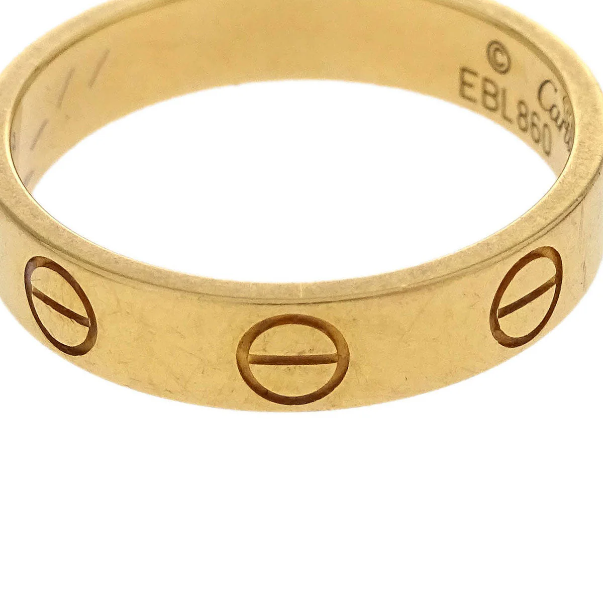 Cartier Mini Love Ring Au750 #48 - Image 2