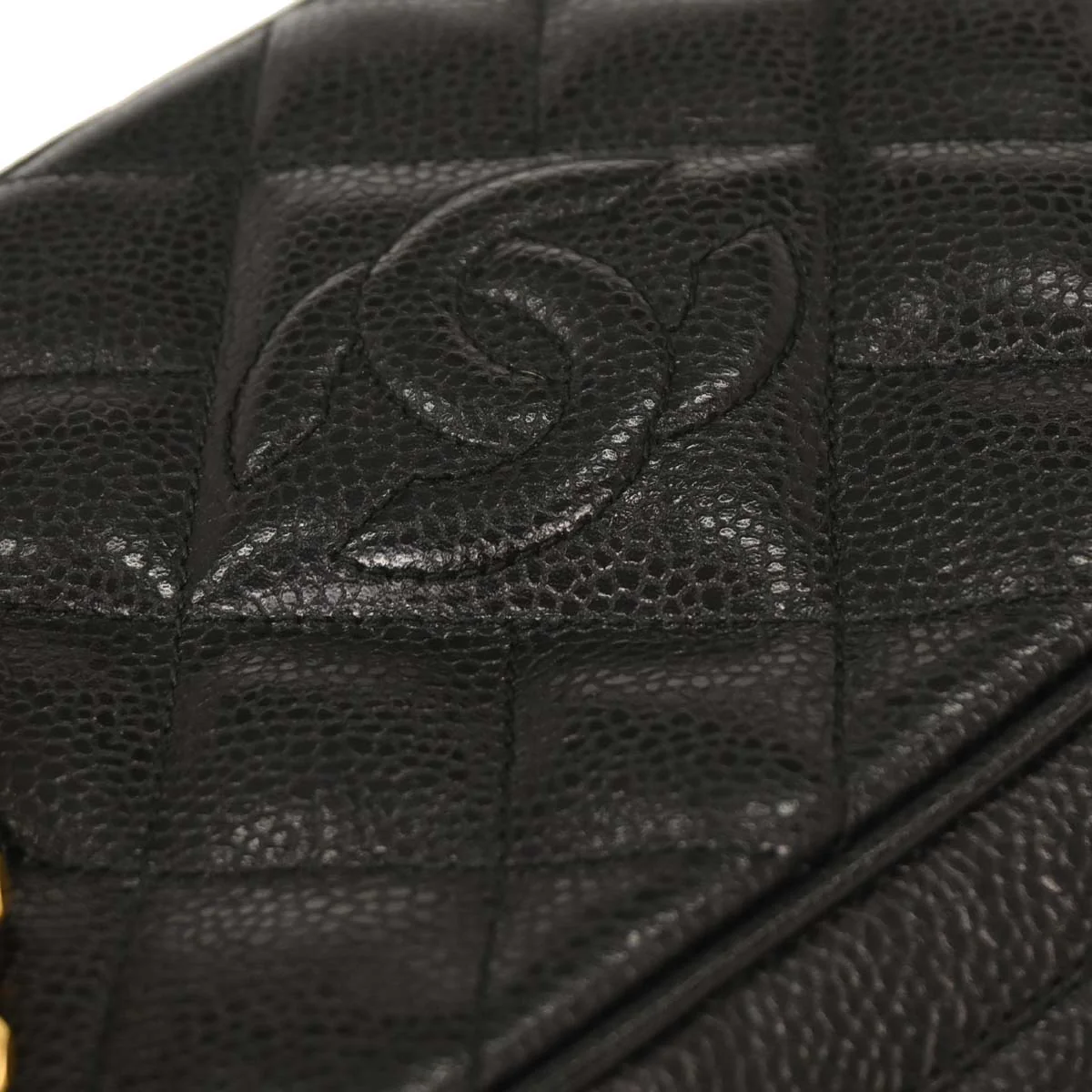 Chanel Black Caviar Camera Bag - Image 4