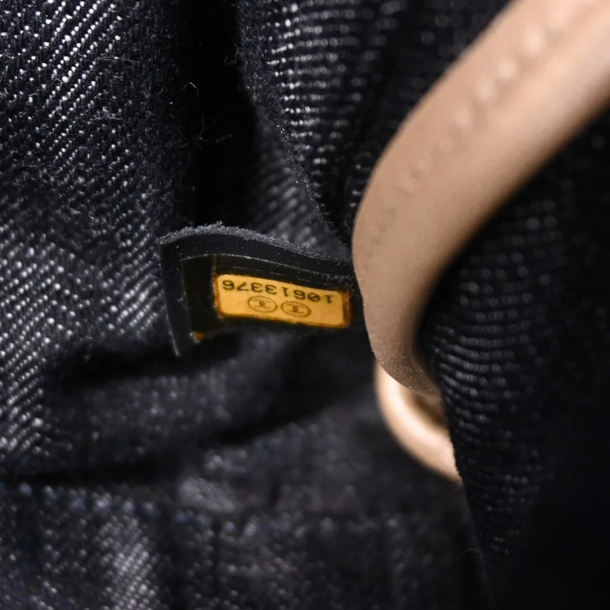 Chanel 2005-2006 Navy Denim Tote Bag - Image 10