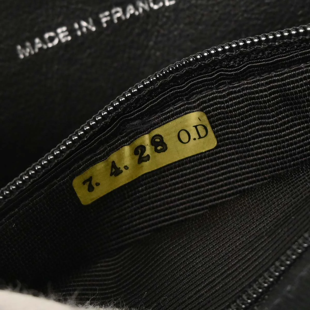 Chanel 1996-1997 Black Cotton Handbag - Image 8