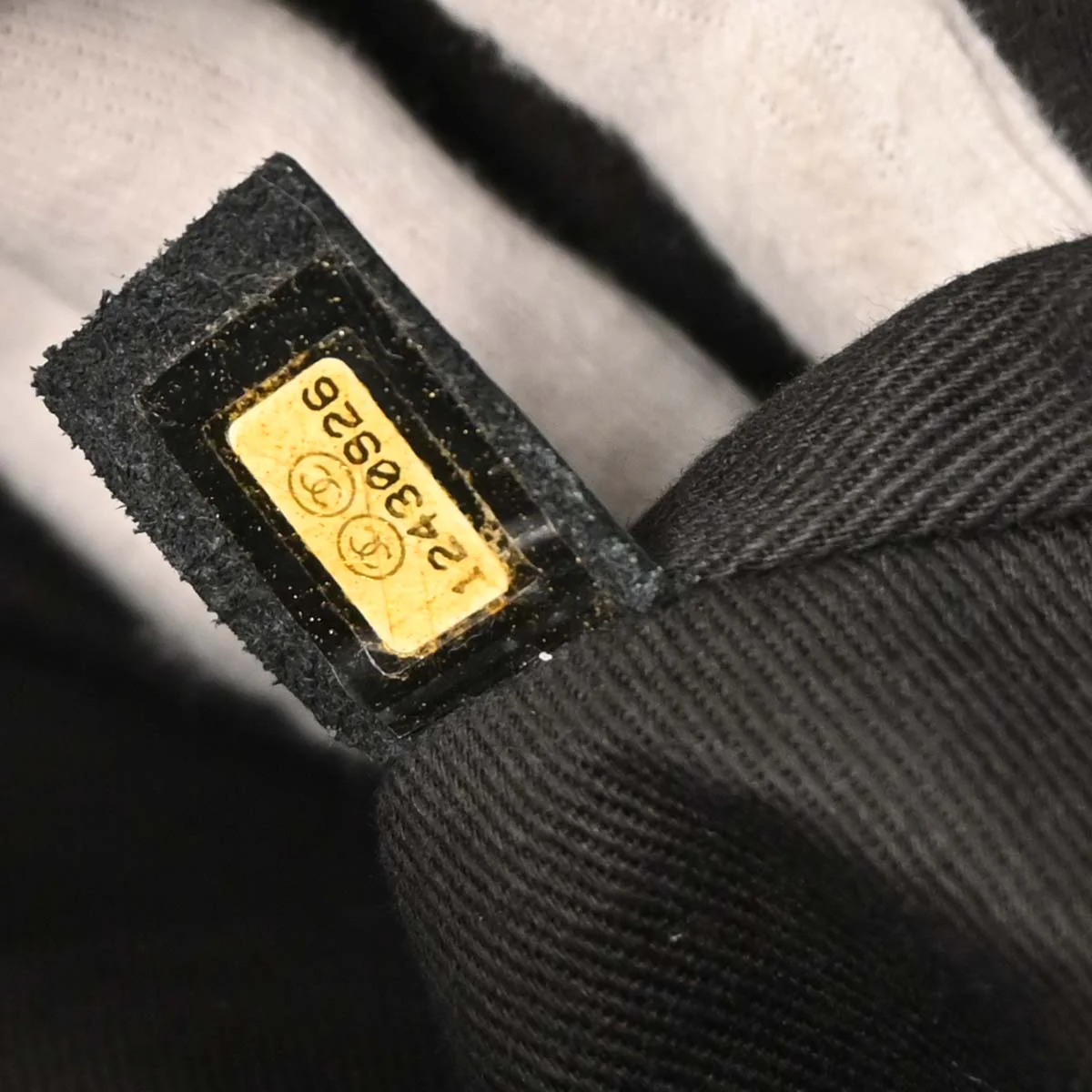 Chanel 2008-2009 Black Lambskin Secret Label Flap Handbag - Image 10