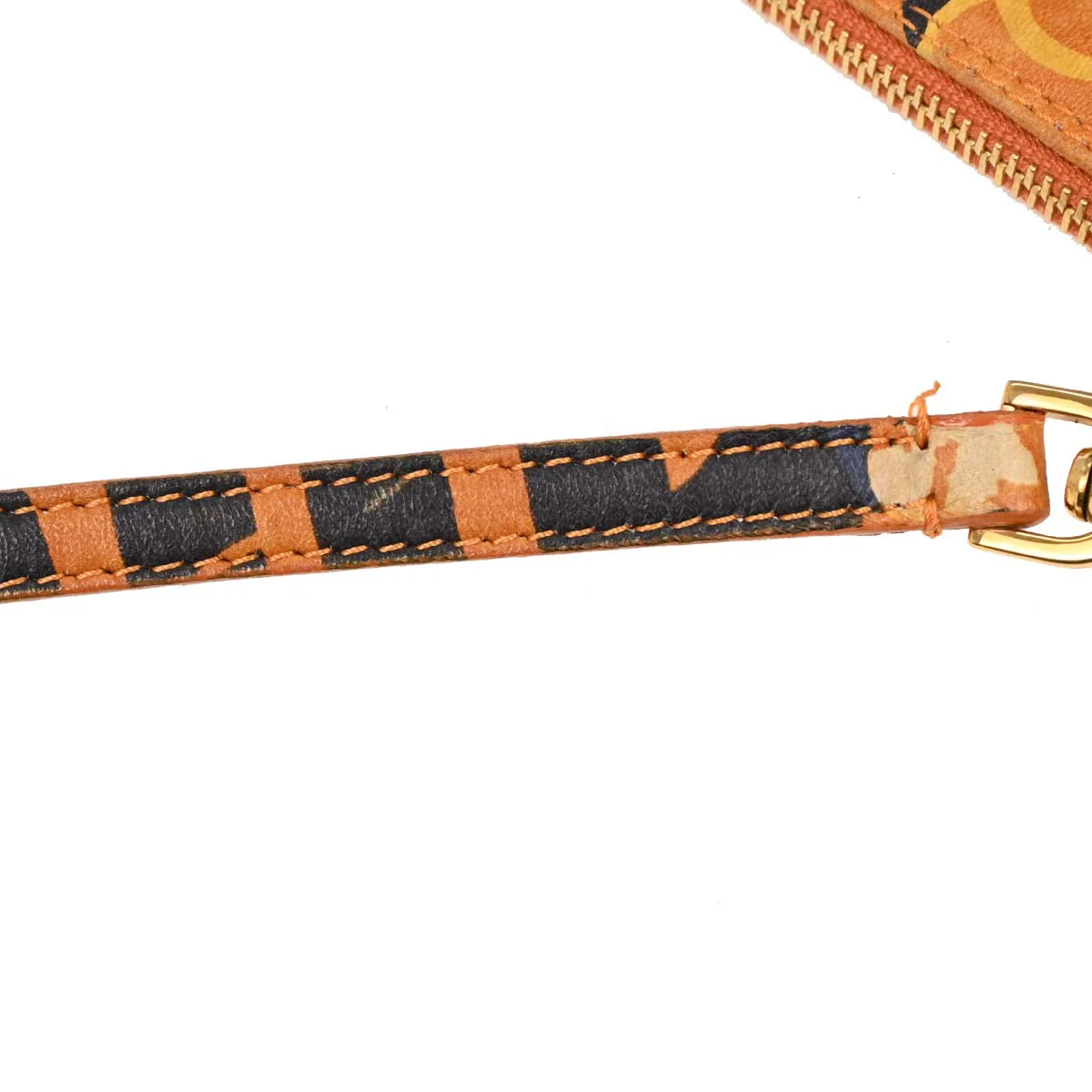 Christian Dior 2001 Orange Saddle Handbag - Image 6