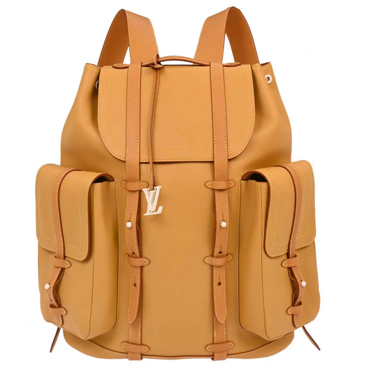 Louis Vuitton 2018 Brown Leather Christopher GM Backpack M53270