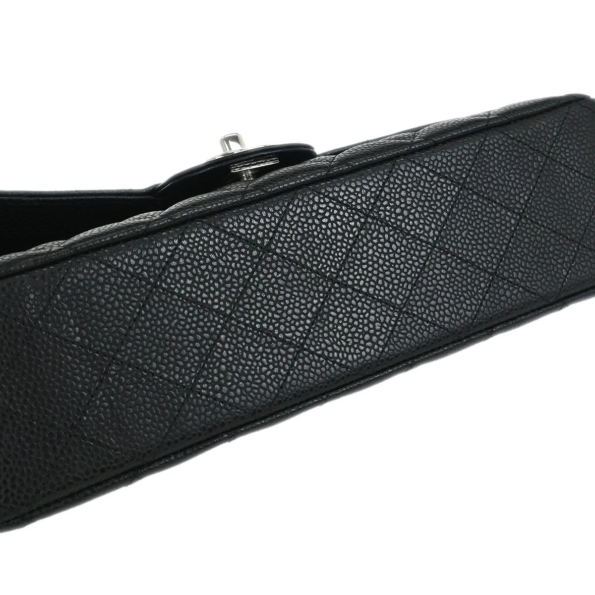Chanel 2019 Black Calfskin Medium Classic Double Flap Shoulder Bag - Image 3