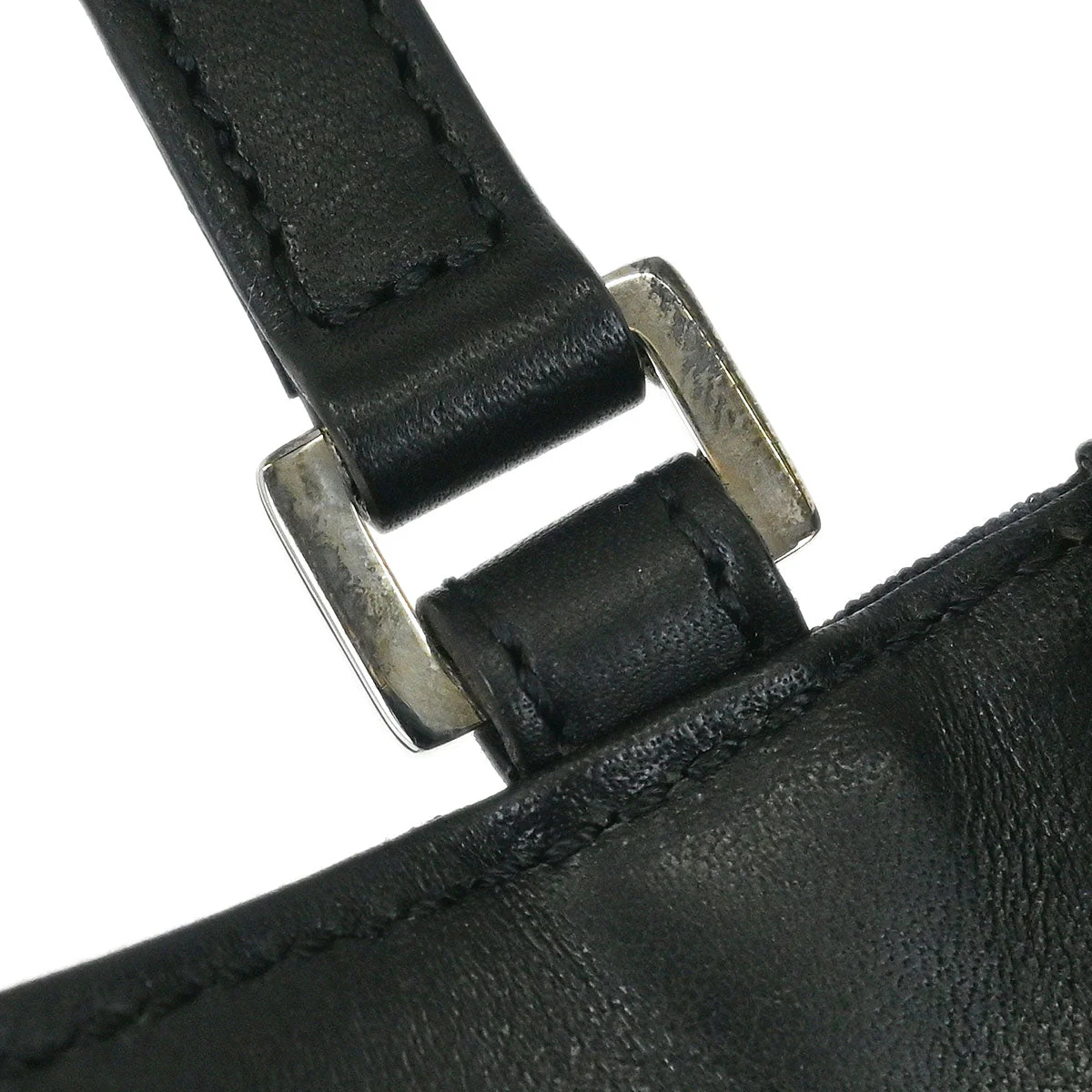 Celine Black C Macadam Handbag - Image 9