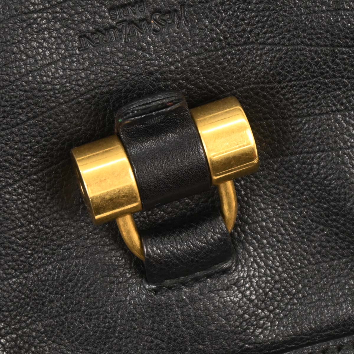 Yves Saint Laurent Black Leather Handbag - Image 4