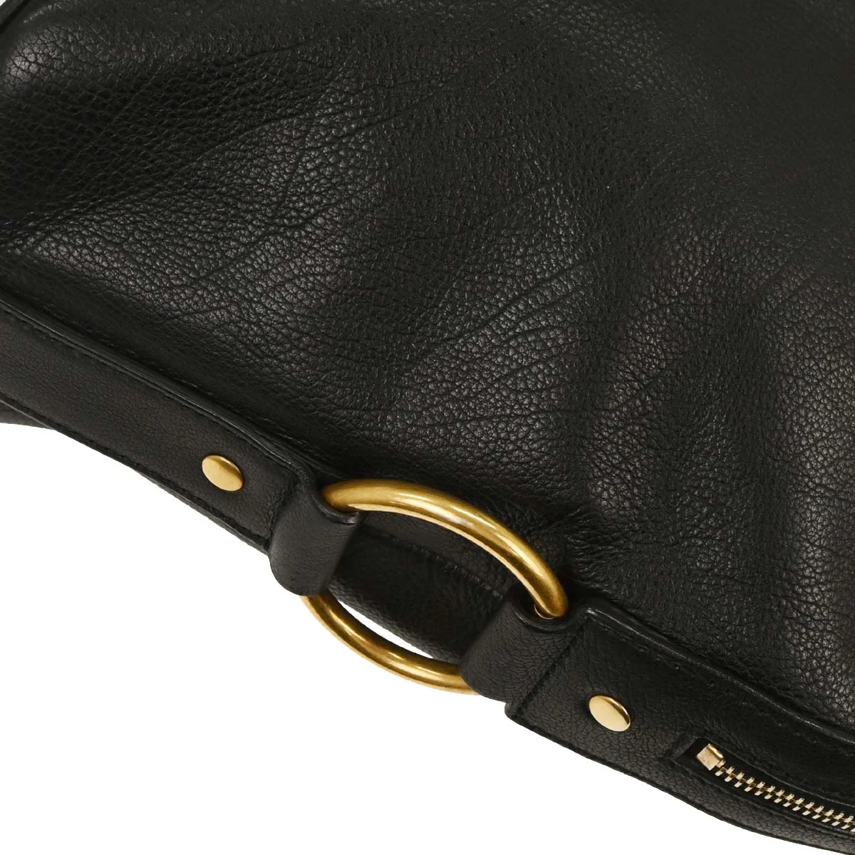 Yves Saint Laurent Black Leather Handbag - Image 5