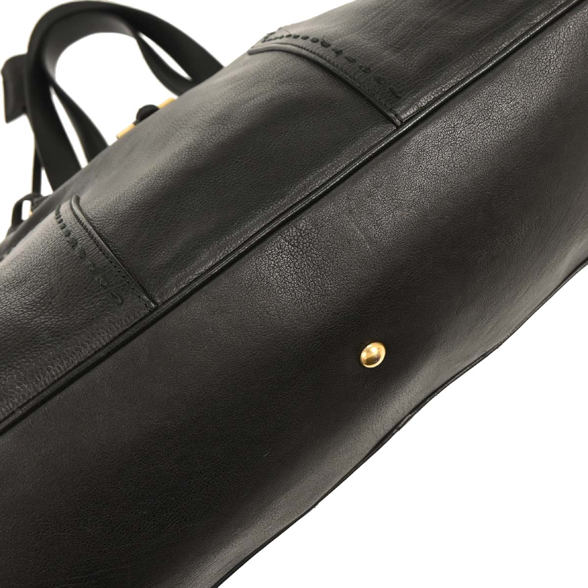 Yves Saint Laurent Black Leather Handbag - Image 6