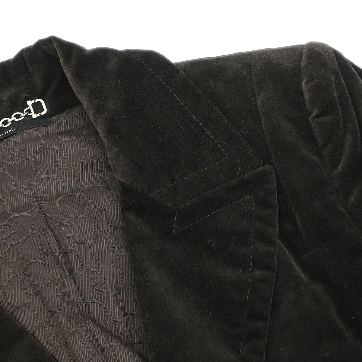 Gucci 2007 Single Breasted Jacket Brown #38 - Image 4