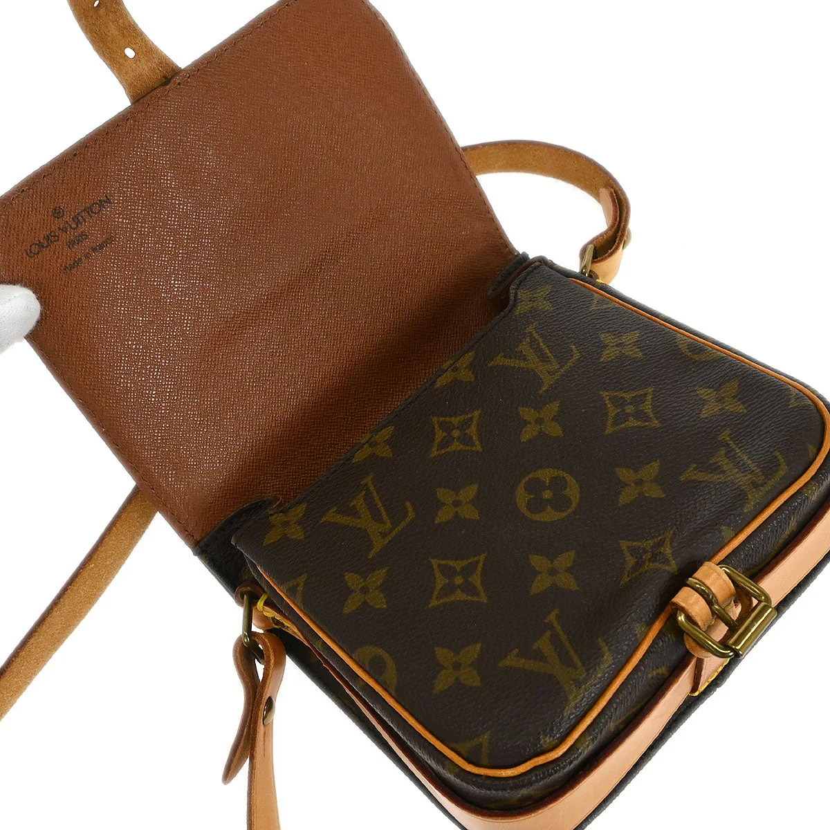 Louis Vuitton Monogram Cartouchiere PM Shoulder Bag M51254 - Image 7