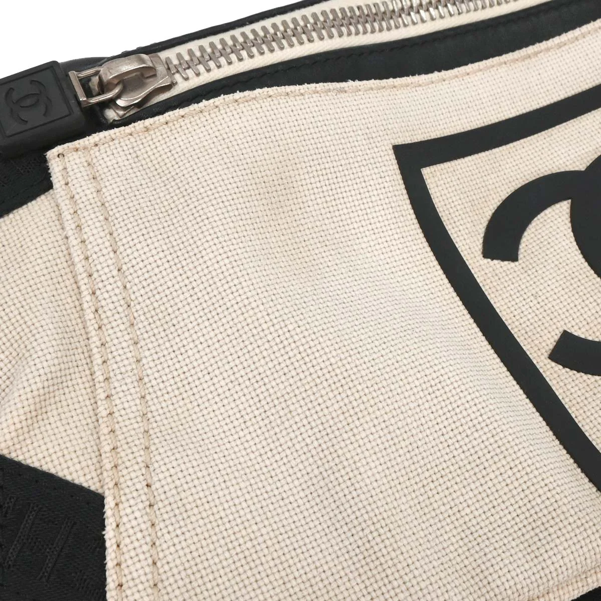 Chanel 2004-2005 White Canvas Sport Line Waist Bum Bag - Image 7