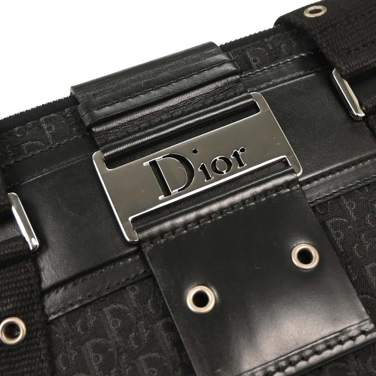 Christian Dior Black Trotter Street Chic Tote Bag - Image 4