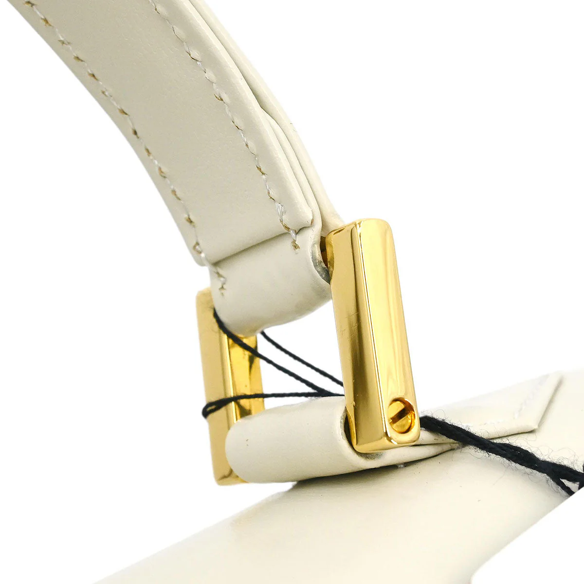 Yves Saint Laurent White 2way Shoulder Handbag - Image 6