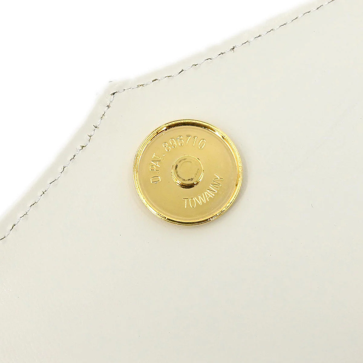 Yves Saint Laurent White 2way Shoulder Handbag - Image 9