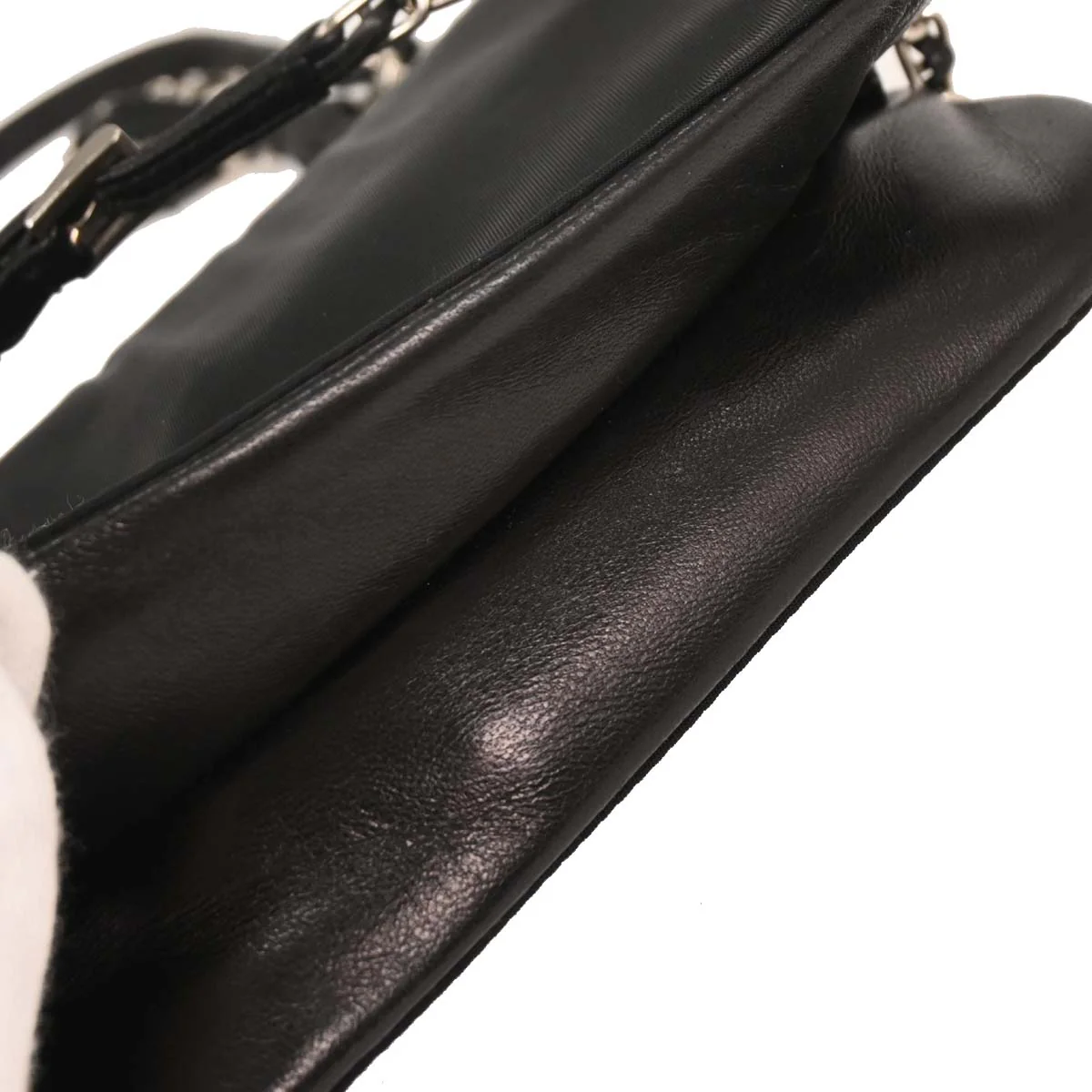 Prada Black Nylon Shoulder Bag - Image 5