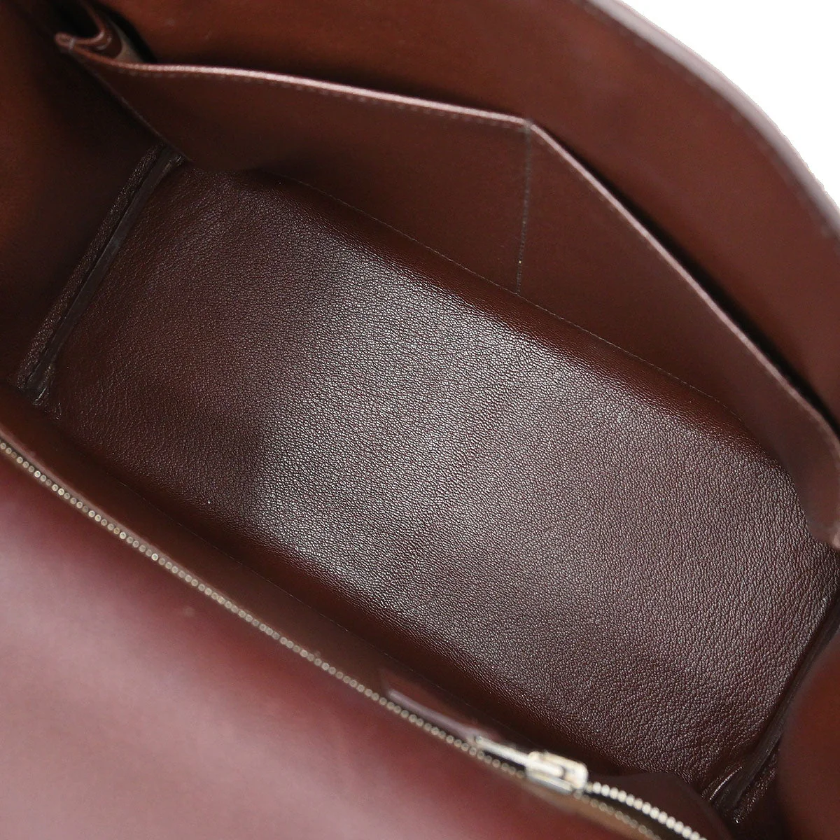 Hermes Havane Veau Evergrain Kelly 28 Retourne 2way Shoulder Handbag - Image 10