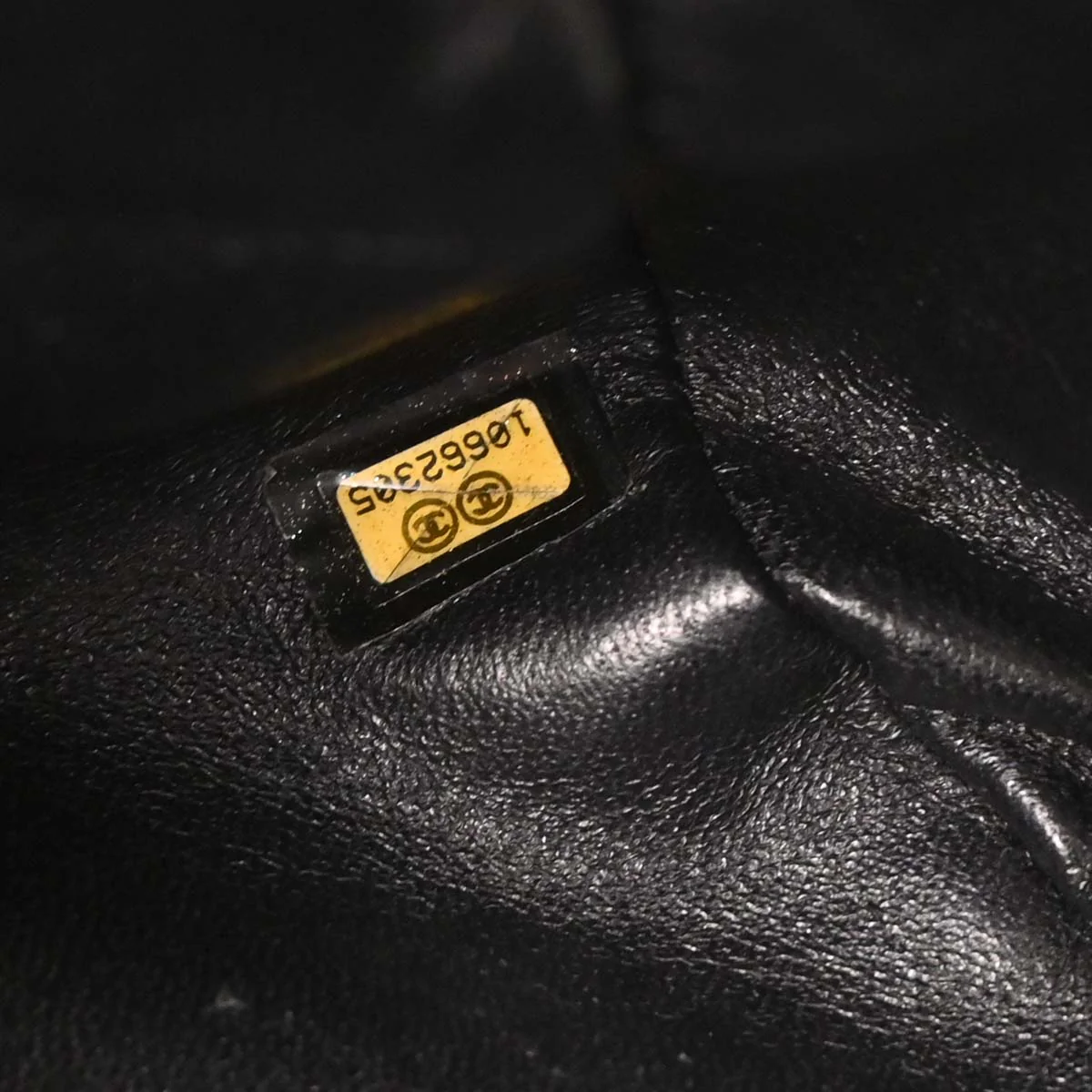 Chanel 2005-2006 Black Lambskin Bowling Bag - Image 11