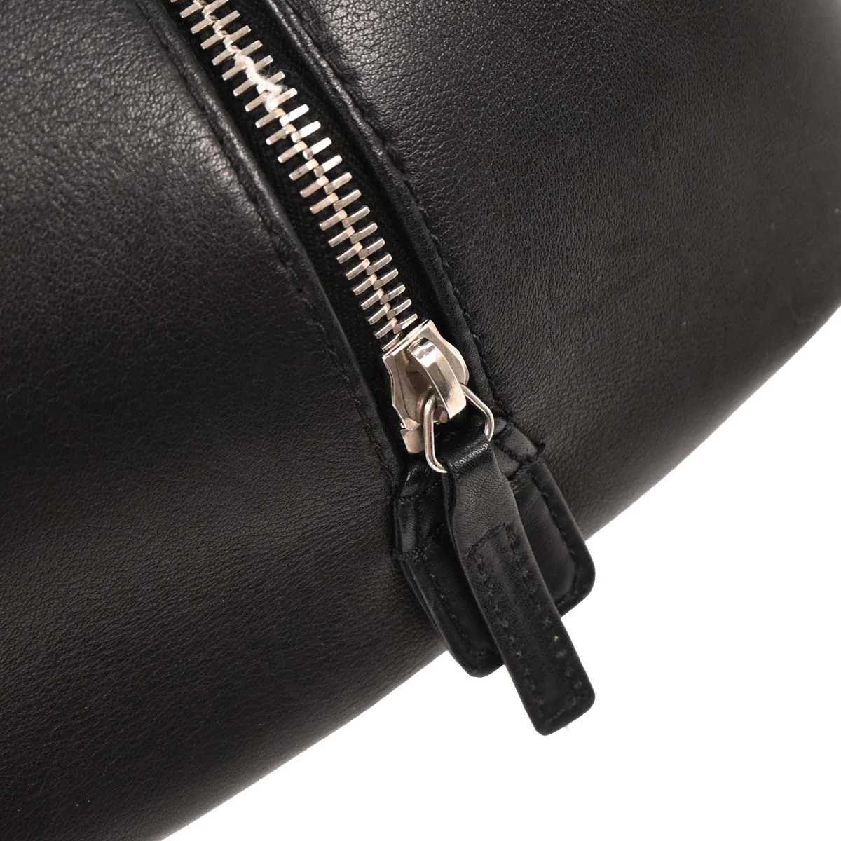 Chanel 2005-2006 Black Lambskin Bowling Bag - Image 5