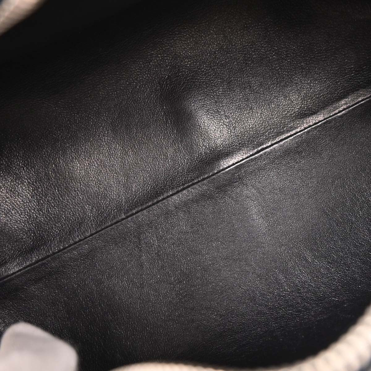 Chanel 2005-2006 Black Lambskin Bowling Bag - Image 8