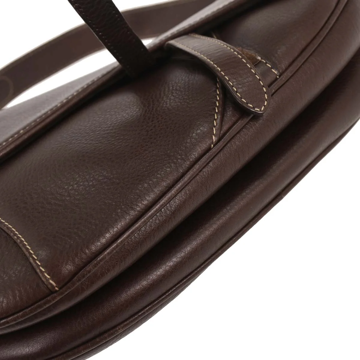 Christian Dior Brown Leather Saddle Handbag - Image 4