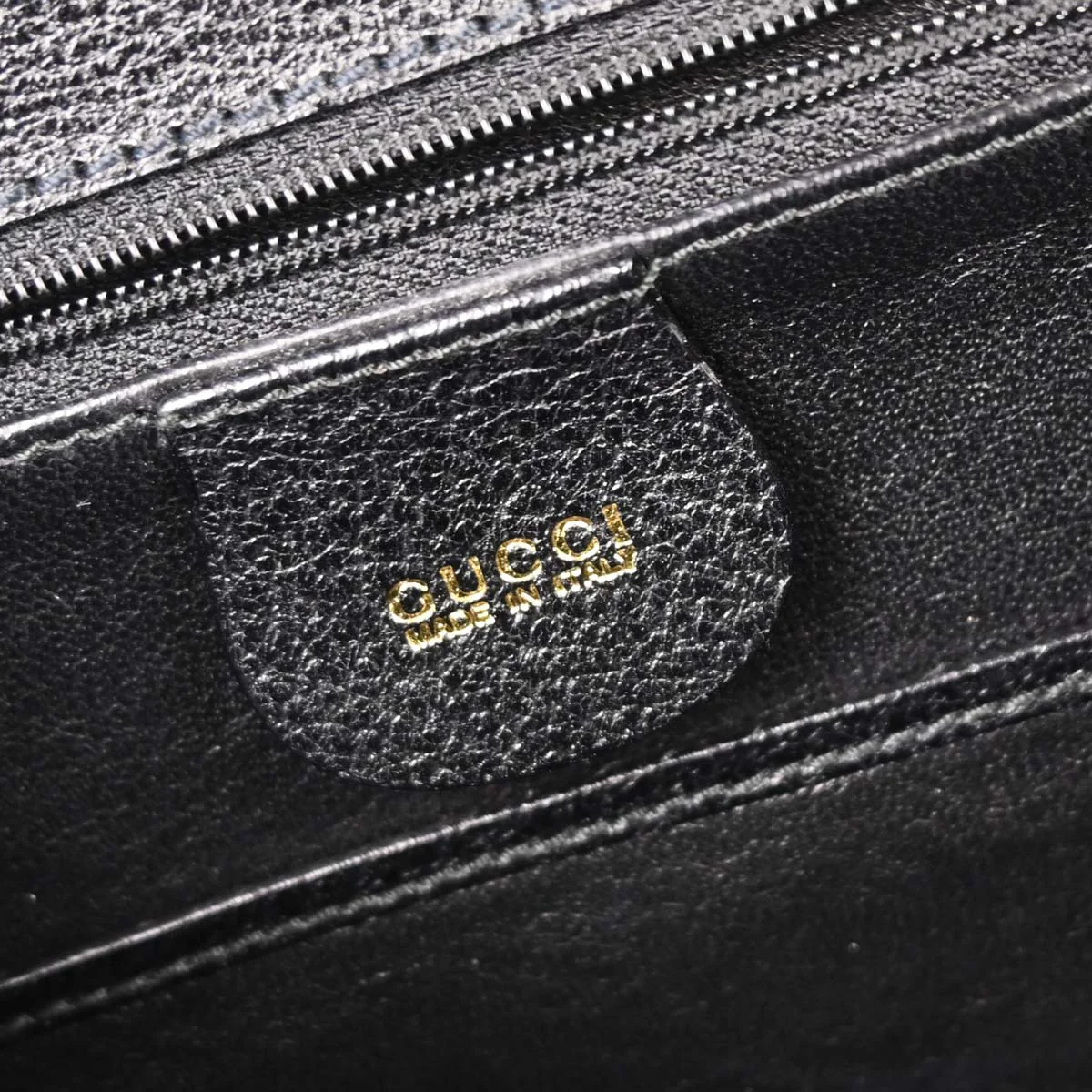 Gucci Black Pigskin Bamboo 2way Shoulder Handbag - Image 9