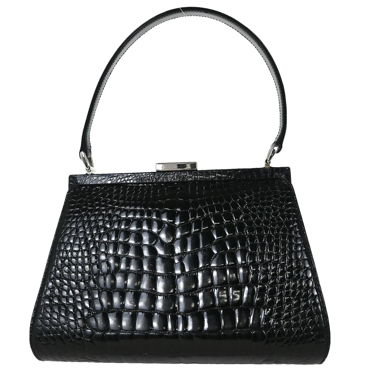 Gucci * Black Crocodile Handbag - Image 2