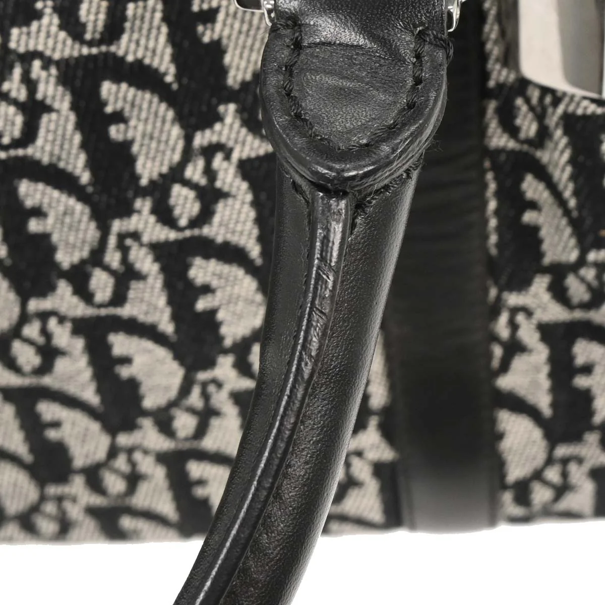 Christian Dior Black Trotter Duffle Handbag - Image 7
