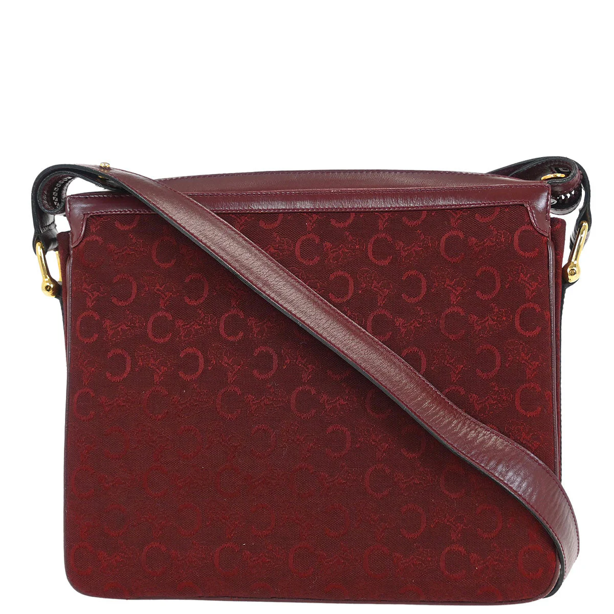 Celine Bordeaux C Macadam Shoulder Bag - Image 2
