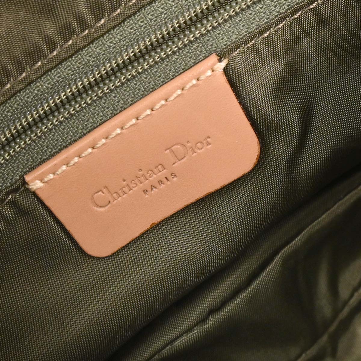 Christian Dior Green Trotter Double Saddle Handbag - Image 9