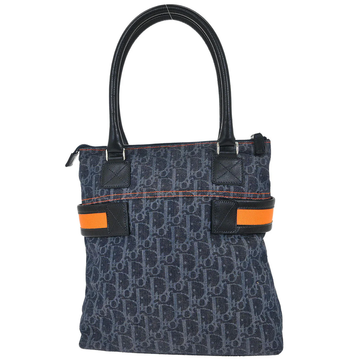 Christian Dior Navy Flight Tote Handbag - Image 2