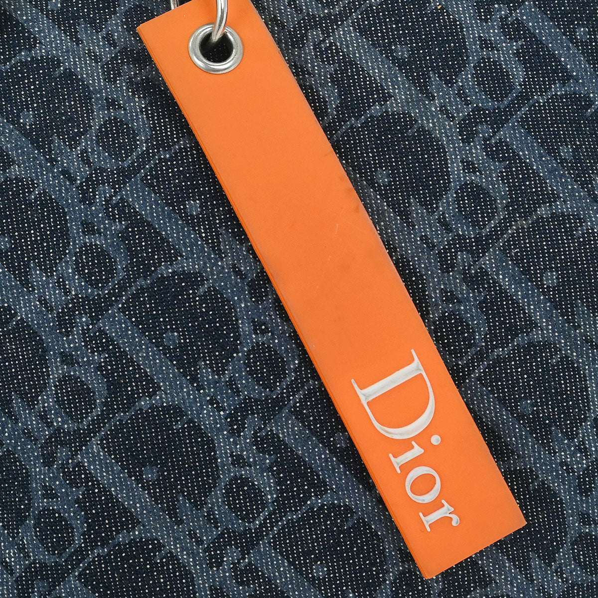 Christian Dior Navy Flight Tote Handbag - Image 4