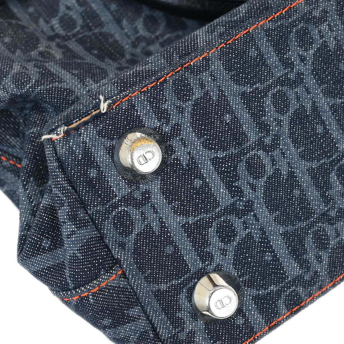 Christian Dior Navy Flight Tote Handbag - Image 6