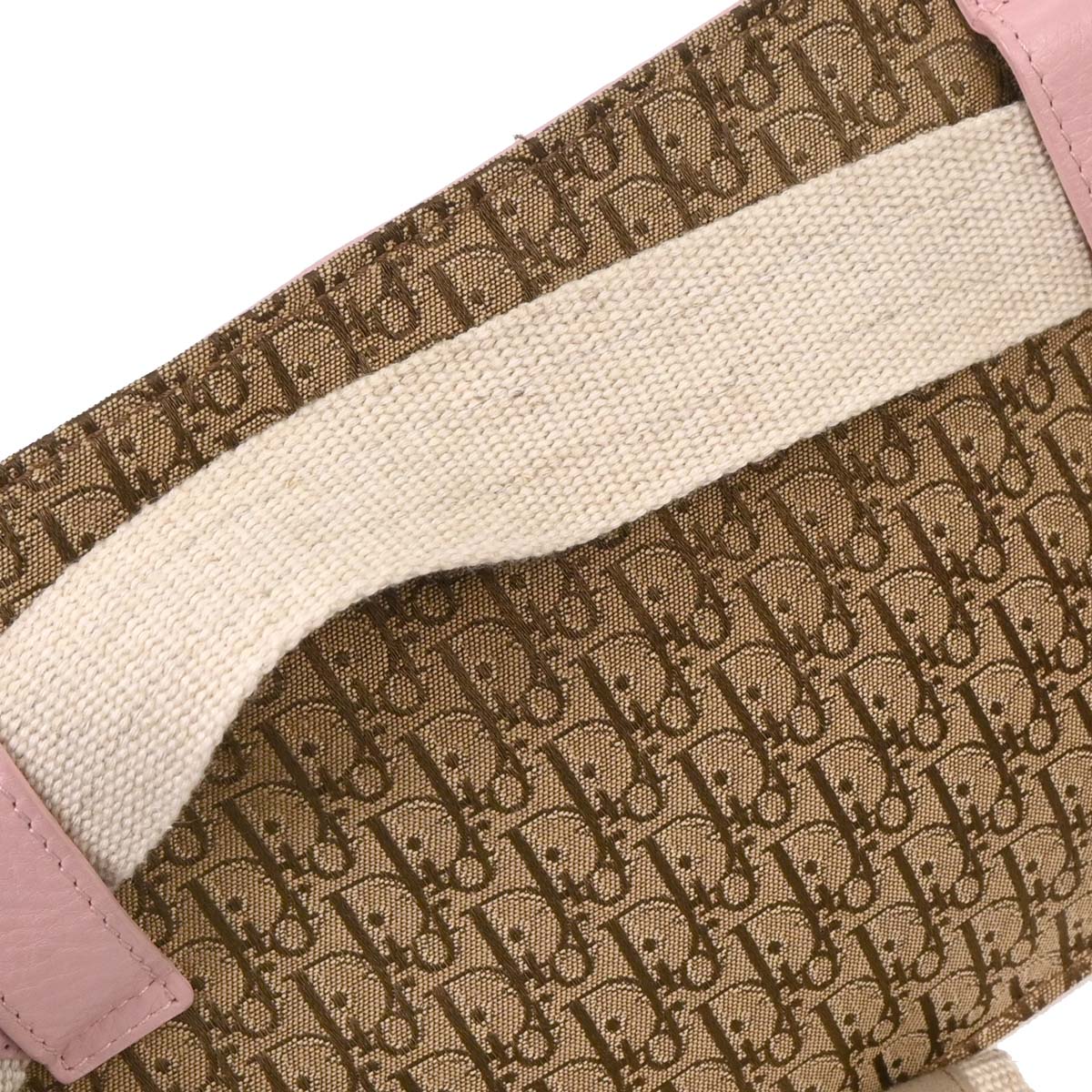 Christian Dior Beige Pink Trotter Street Chic Bum Bag - Image 3