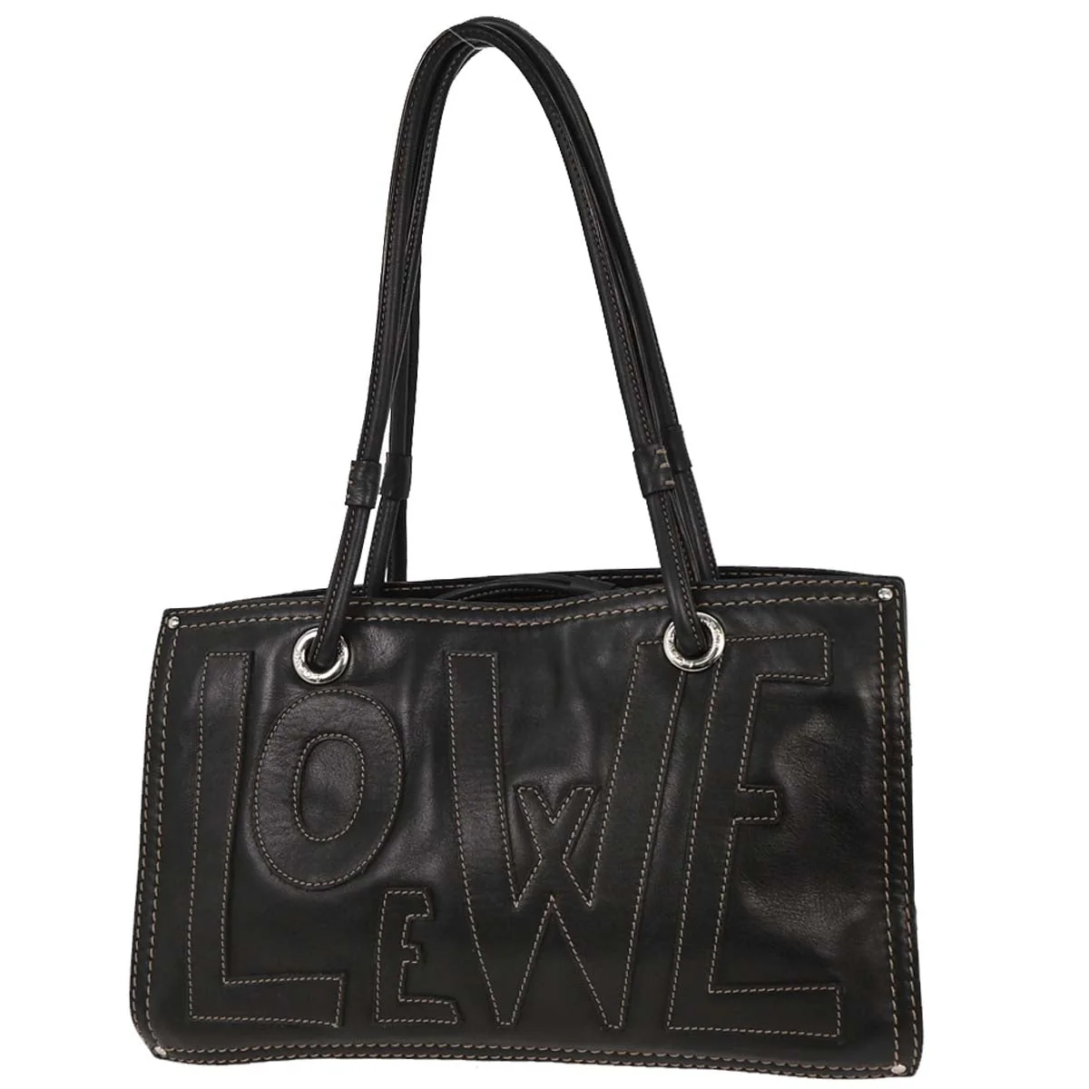 Loewe * Black Shopper Tote Bag - Image 2