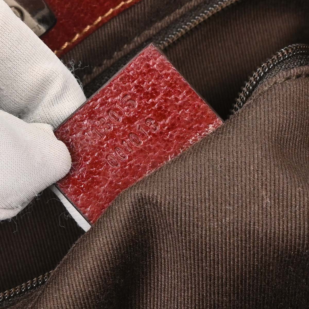 Gucci Brown Bordeaux GG Tote Bag - Image 10