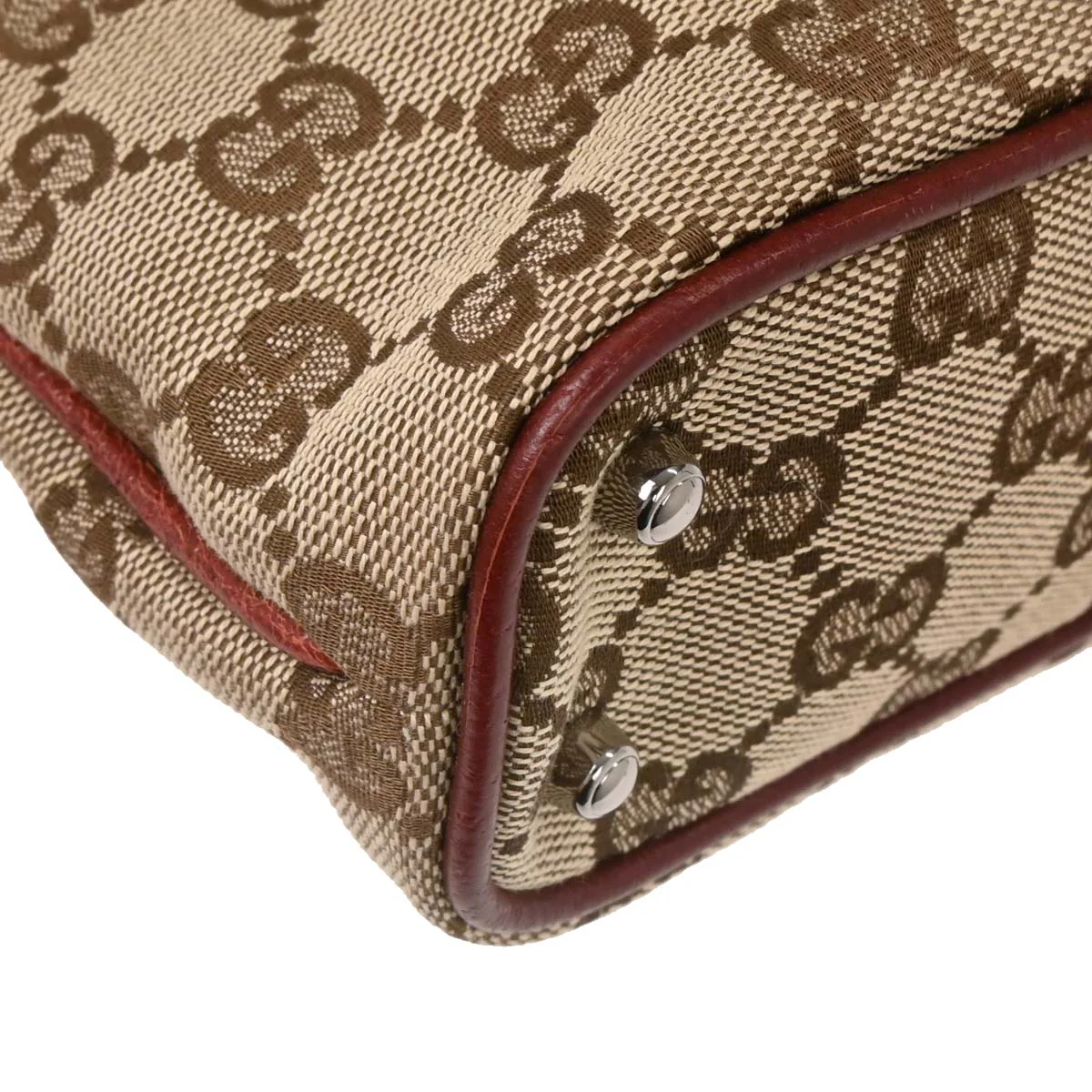 Gucci Brown Bordeaux GG Tote Bag - Image 7