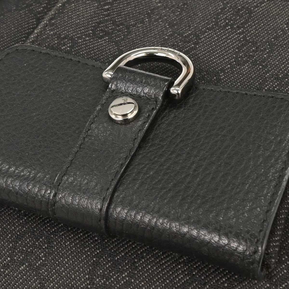 Gucci Dark Gray Black GG Handbag - Image 4
