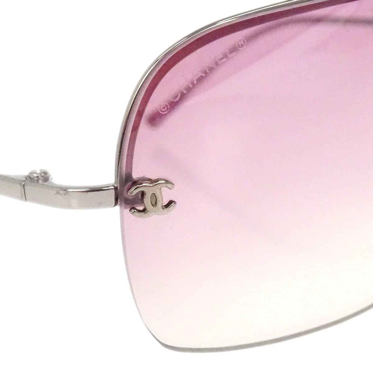 Chanel Sunglasses Eyewear Pink Small Good - Image 7